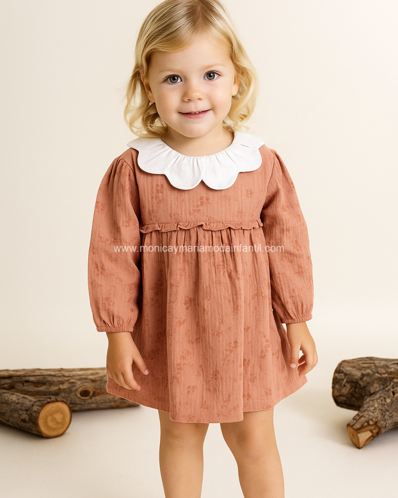 Comprar Ropa Infantil Vestido Bambula Flores