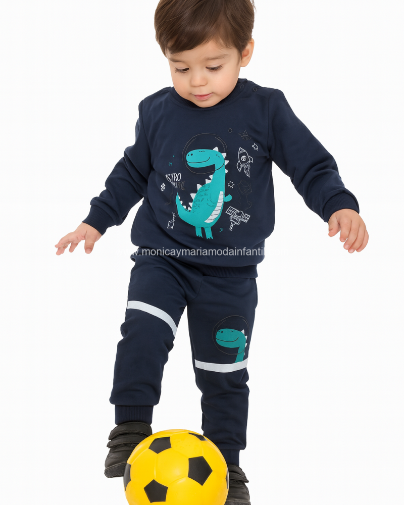 Comprar Ropa Infantil Chandal Dino Turquesa