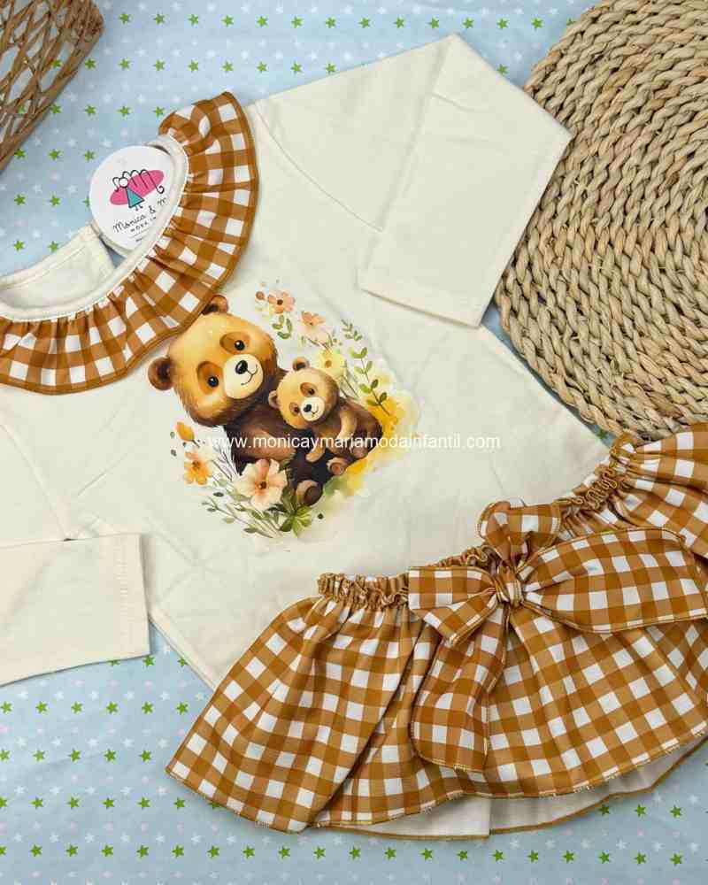 Comprar Ropa Infantil Conjunto BBA Familia Oso