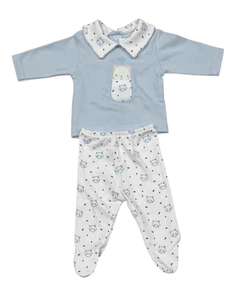 Comprar Ropa Infantil Conjunto Algodon Celeste