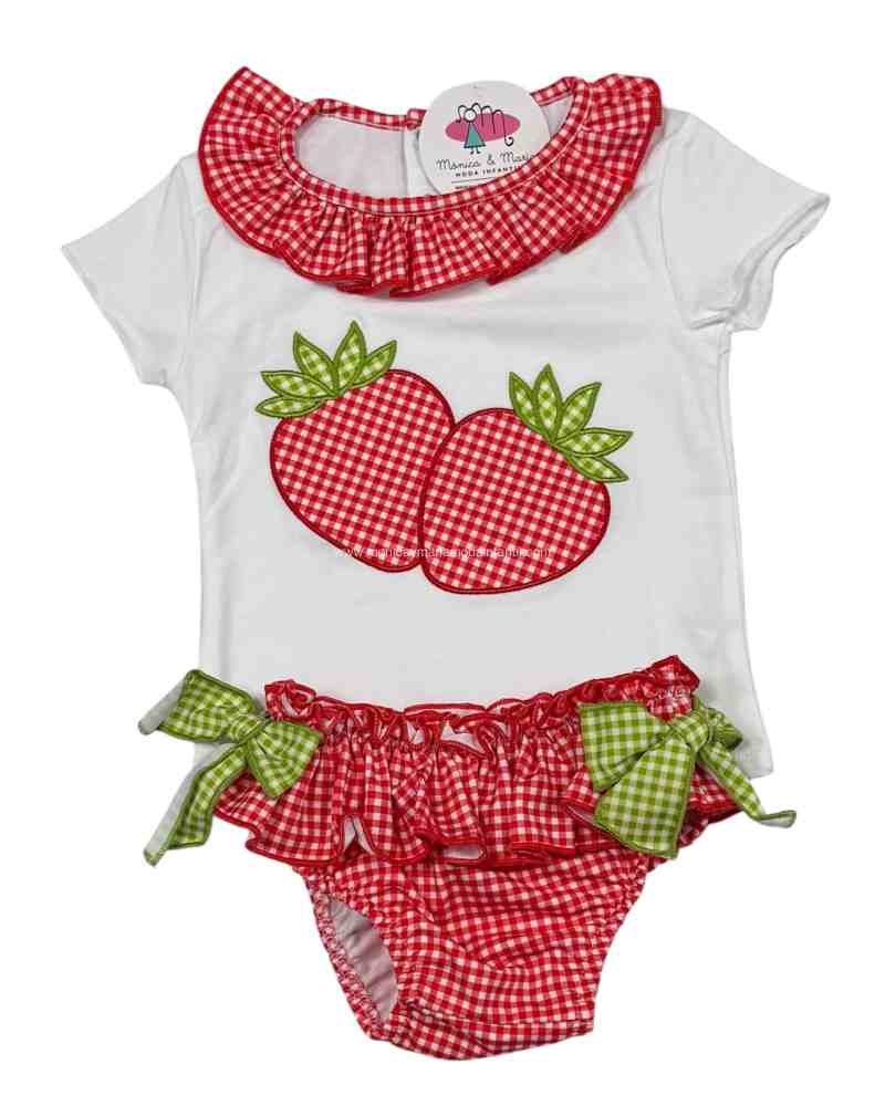 Comprar Ropa Infantil Conjunto Baño Fresa Niña