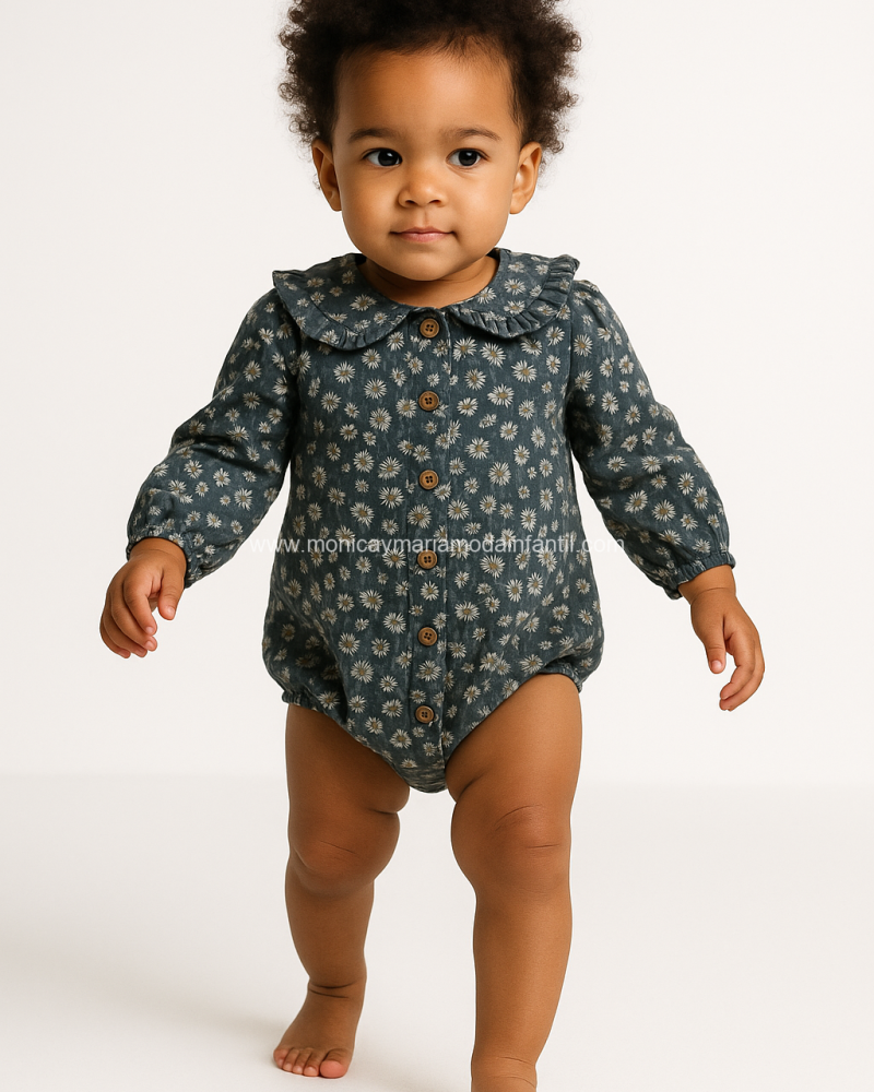 Comprar Ropa Infantil Pelele Bambula Flores