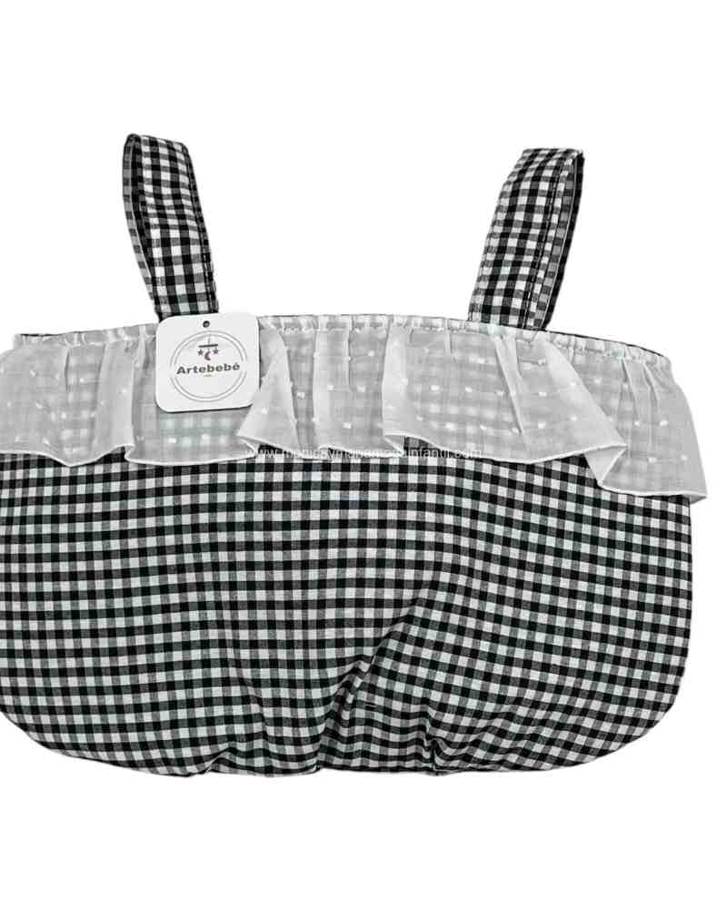 Comprar Ropa Infantil Bolso de sillita Vichy Negro
