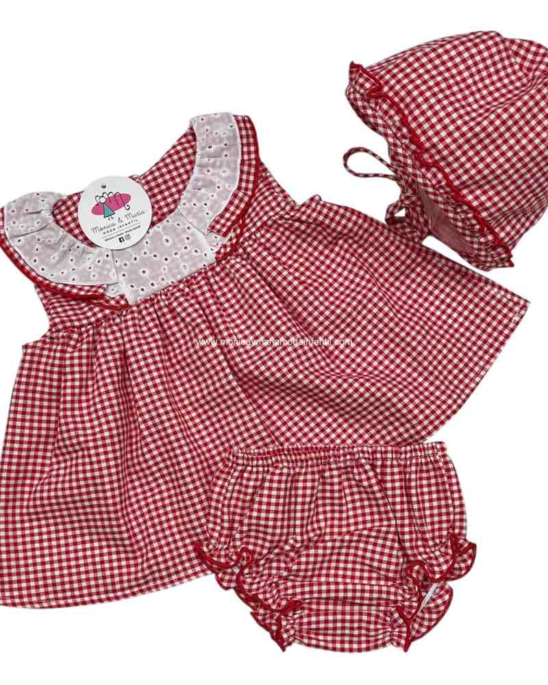 Comprar Ropa Infantil Jesusin Vichy Rojo