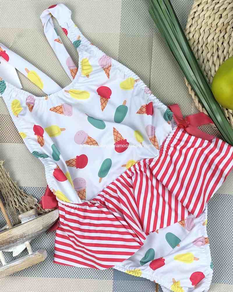 Comprar Ropa Infantil Bañador Cucurucho Rosa senior
