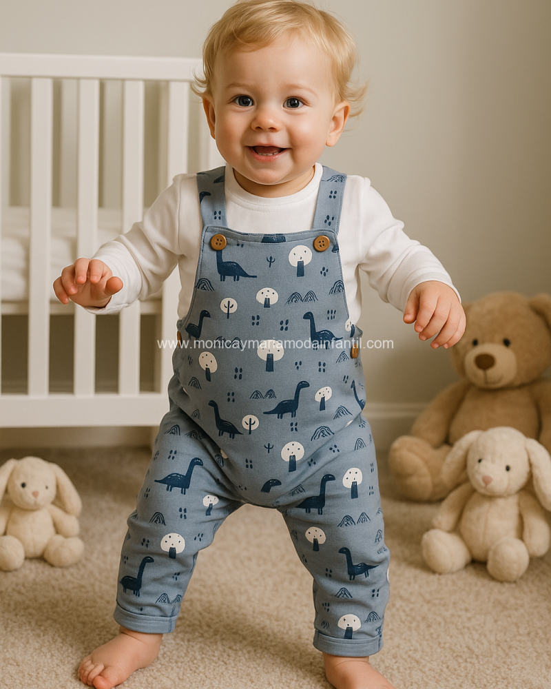 Comprar Ropa Infantil Peto Y Camiseta Dinosaurio