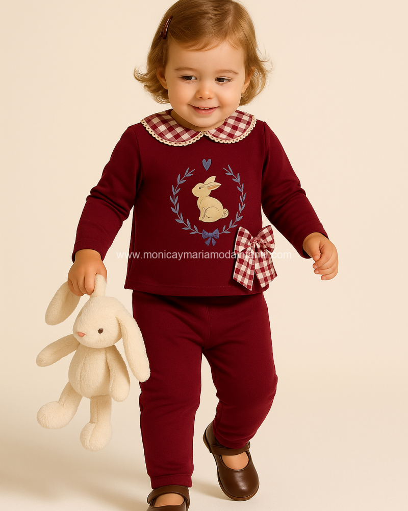Comprar Ropa Infantil Conjunto Conejita vichy