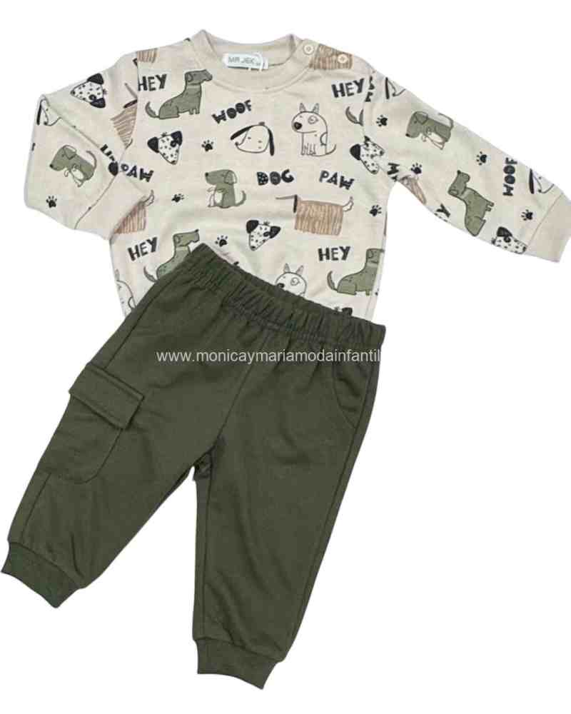Comprar Ropa Infantil Chandal Perritos Colores