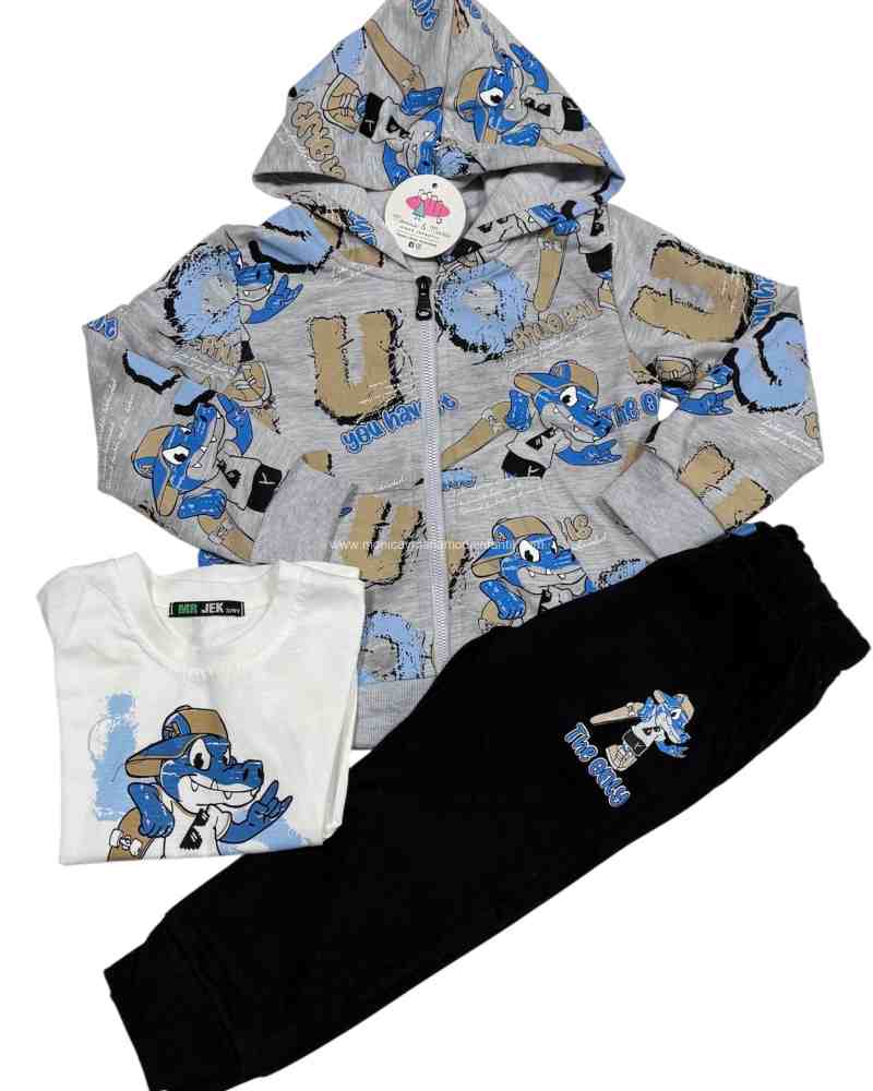 Comprar Ropa Infantil Chandal 3Pz Primavera Cocodrilo