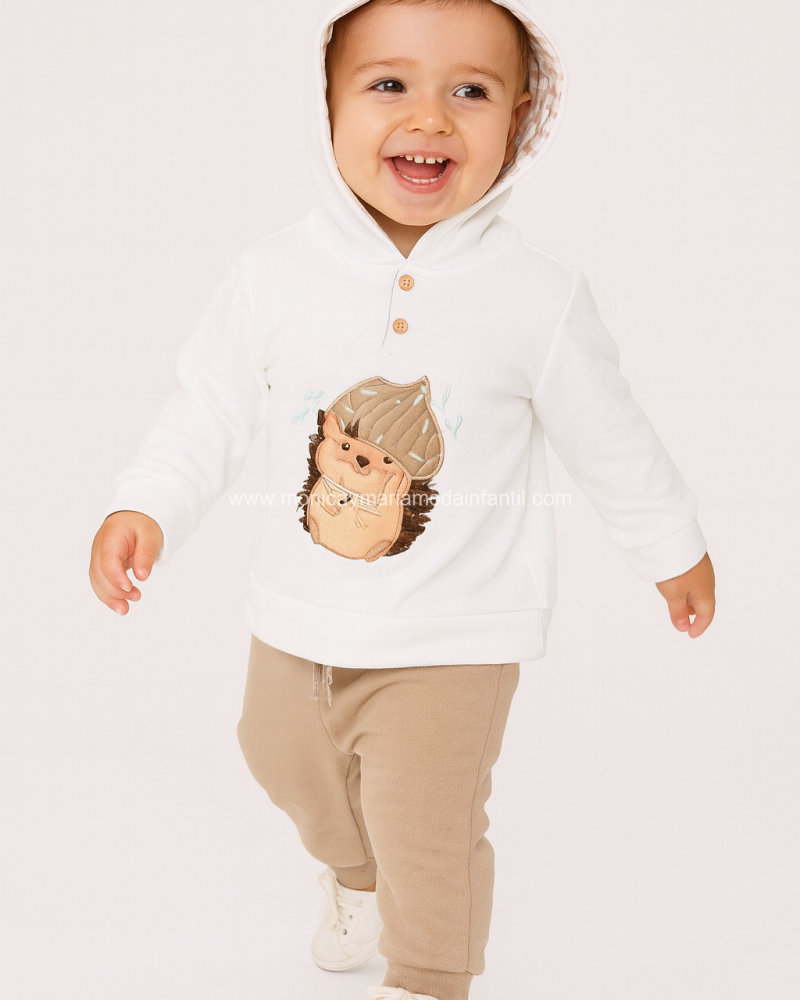 Comprar Ropa Infantil Conjunto Erizo Castaña BBO