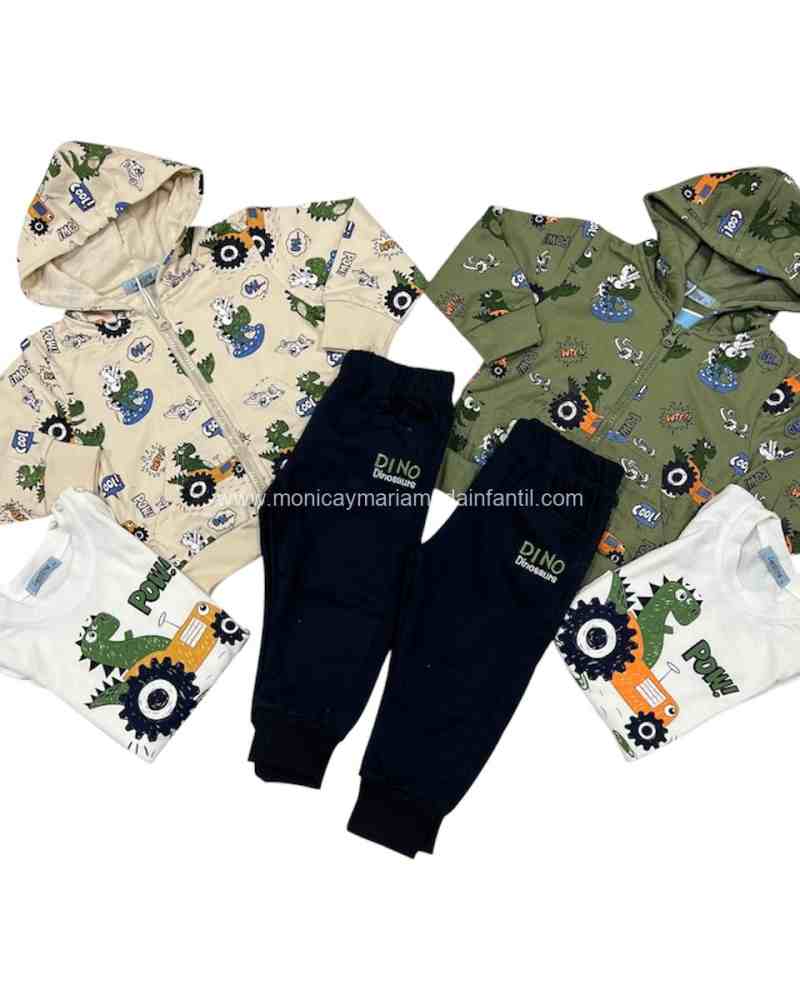 Comprar Ropa Infantil Chandal 3pza  Dino  Tractor