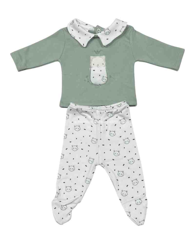 Comprar Ropa Infantil Conjunto Algodon Verde