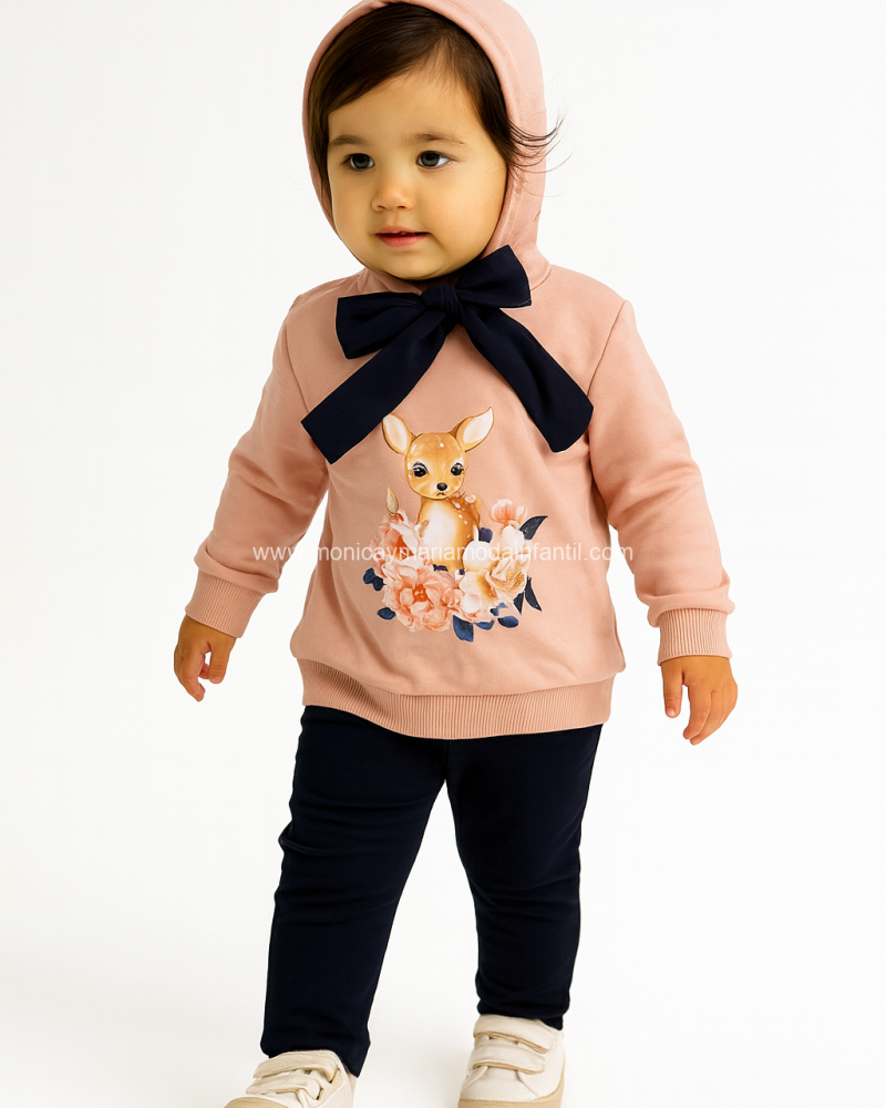 Comprar Ropa Infantil Conjunto Ciervo Flores