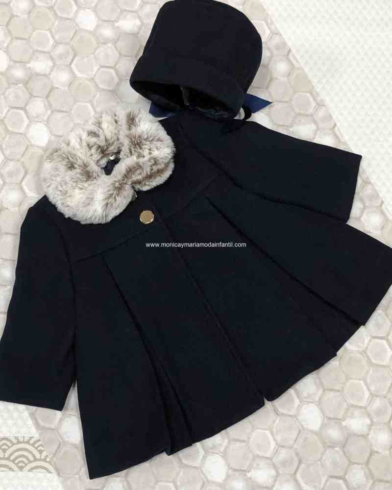Comprar Ropa Infantil Abrigo Paño BBA Marino