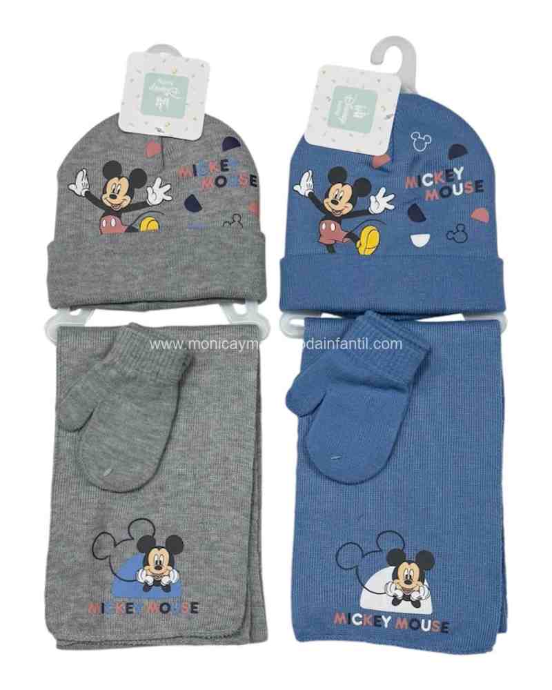 Comprar Ropa Infantil Pack Gorro ,Bufanda , Manopla MICKI