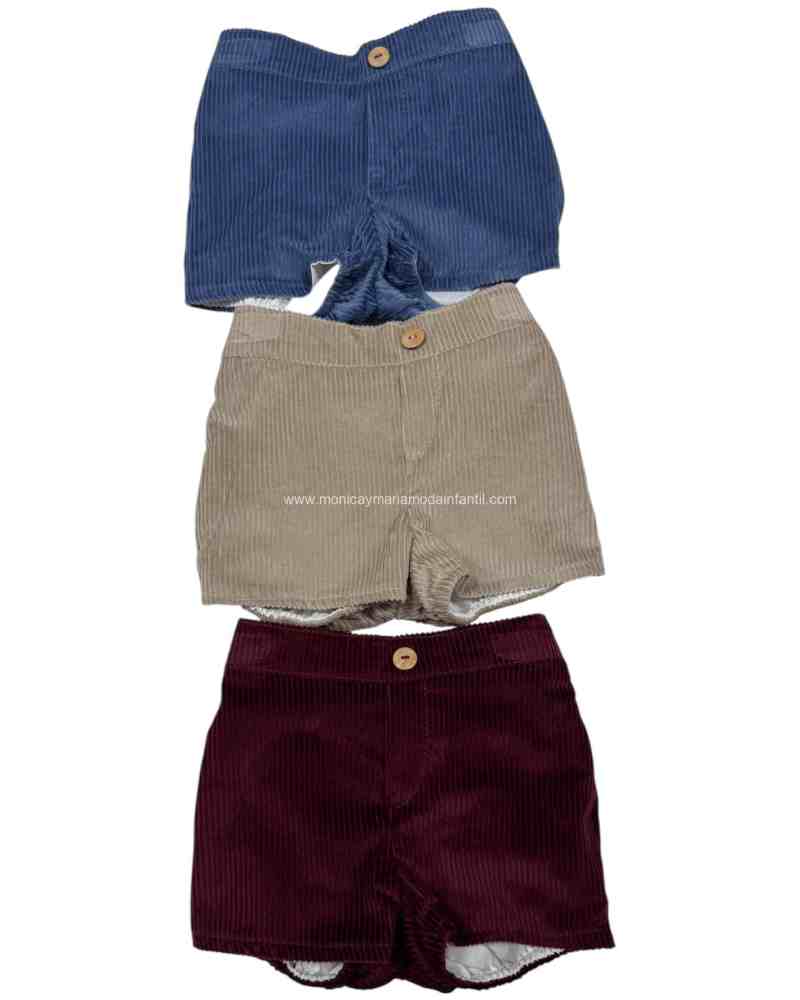Comprar Ropa Infantil Pantalon Corto Pana