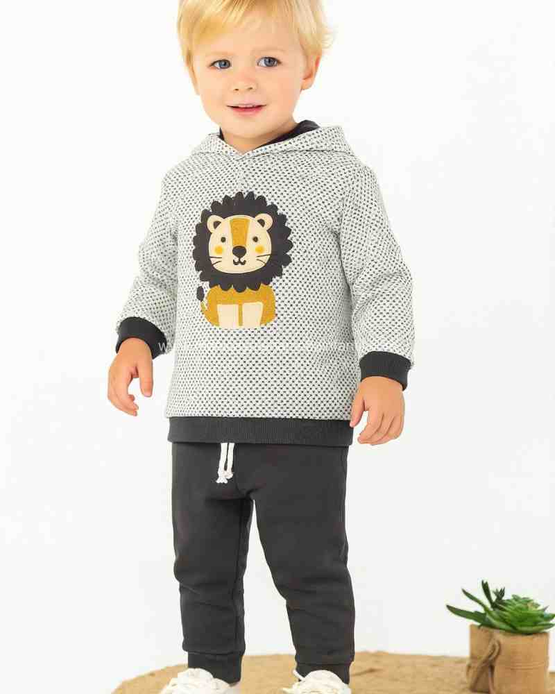 Comprar Ropa Infantil Conjunto Leon Gris