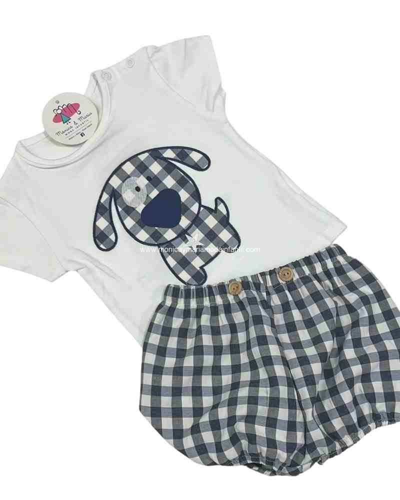 Comprar Ropa Infantil Conjunto Perrito Vichy
