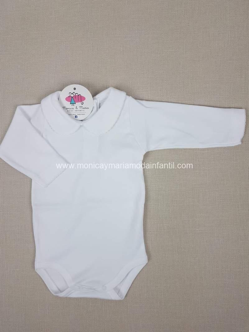 BODY ALGODON CUELLO BEBE M1190 - MONICAYMARIA